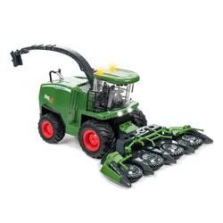 Zdalnie sterowany kombajn COIL RC zabawka na pilota światło dźwięk bańki mydlane zielony