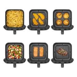 Air Fryer Frytkownica beztłuszczowa SENCOR SFR 6900BK 6.5l z 12 automatycznymi programami i okienkiem do obserwacji postępów