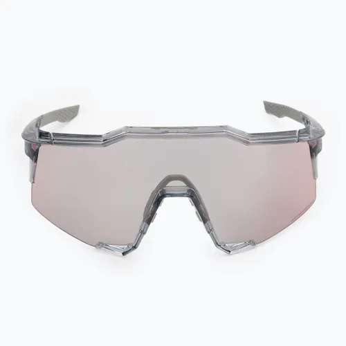 Okulary przeciwsłoneczne 100% Speedcraft polished translucent grey/rose gold mirror photochrom