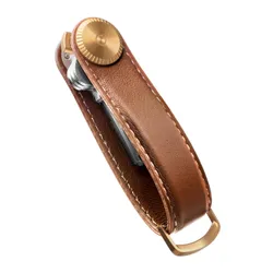 Skórzane etui organizer na klucze Orbitkey Key Organiser Pro Leather - cedar