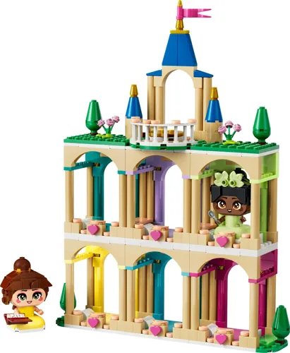 LEGO 43291 Disney Princess Mała Bella i Tiana z zamkiem