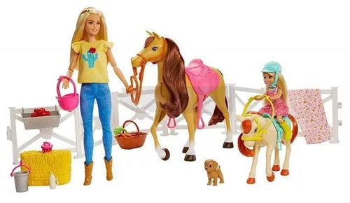 Barbie Stadnina koni Zestaw + Lalki FXH15