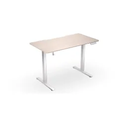 Biurko Endorfy Atlas S Electric Light Wood 114cm Regulacja wysokości Jasne drewno