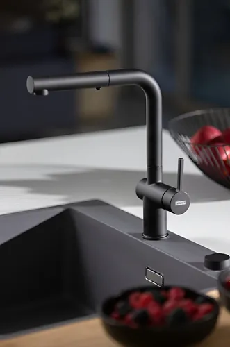 Bateria FRANKE Active L Pull-out spray 115.0653.382 Czarny mat