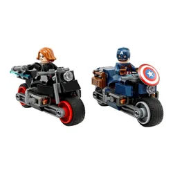 LEGO Super Heroes 76260 Motocykle Czarnej Wdowy i Kapitana Ameryki