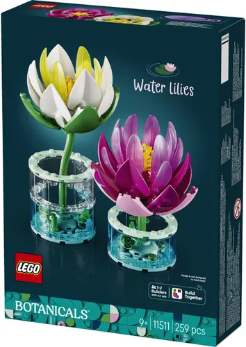 LEGO 11511 Botanicals: водяные лилии, набор кубиков 9+ цветы растения