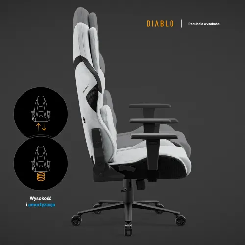 Fotel DIABLO CHAIRS X-One 2.0 Prime Szary