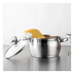 Garnek ze stali nierdzewnej z pokrywką FLORINA OLIVER 2,5 l
