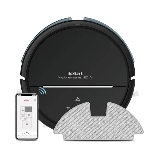 Робот-пылесос Tefal X-plorer серии 120 AI RG7865 функция уборки создание карты комнаты 65 дБ