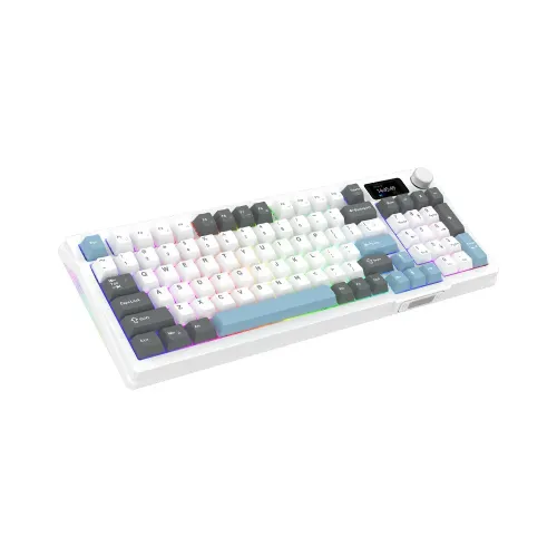 Klawiatura mechaniczna Aqirys Atria White Linear Biały