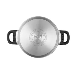 Garnek ze stali nierdzewnej z pokrywką EMILIO 2,5 l