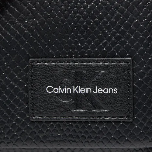 Calvin Klein blugi sculptate Lambou sac cu Chain25 șarpe K60k611521 Negru BEH