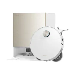 Robot sprzątający Dreame X60 Ultra Complete Funkcja mopowania Stacja oczyszczająca Tworzenie mapy pomieszczenia 62dB Funkcje AI Biały