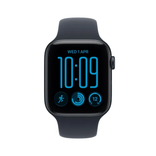 Apple Watch SE 3gen GPS koperta 44mm z aluminium Północ pasek sportowy granat S/M 2026