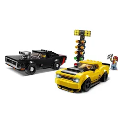 Конструктор Lego Speed Champions 2018 Dodge Challenger SRT Demon и 1970 Dodge Charger R / T (75893)