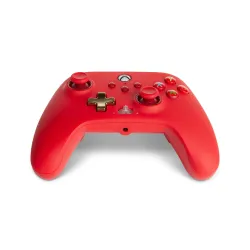 Pad PowerA Enhanced Red do Xbox Series X/S, Xbox One, PC Przewodowy