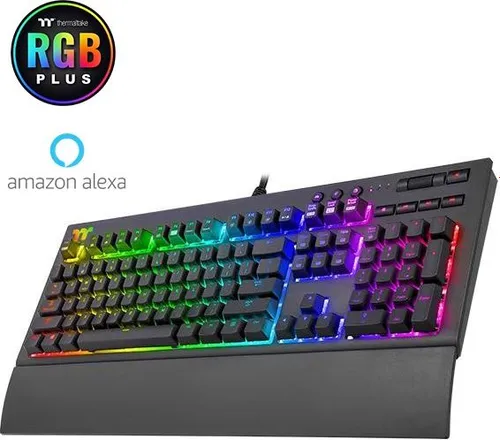 Klawiatura Thermaltake Premium X1 RGB Cherry MX Blue (KB-TPX-SSBRUS-01 )