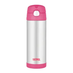 FUNtainer termos dziecięcy ze słomką 470 ml Thermos - różowy