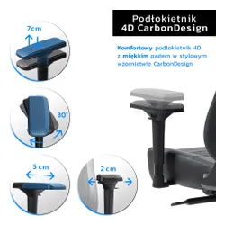 Fotel GAMVIS Elite 2.0 Pro XXL Czarny (czarne elementy)