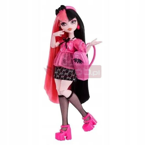 LALKA MONSTER HIGH DRACULAURA DAY OUT lalka +akcesoria HKY71