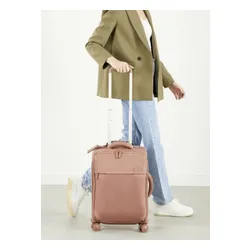 Walizka mała Lipault Plume Cabin - rosewood