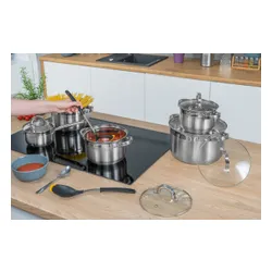 Zestaw garnków GÖTZE & JENSEN CS300 Colorado Inox (10 elementów)