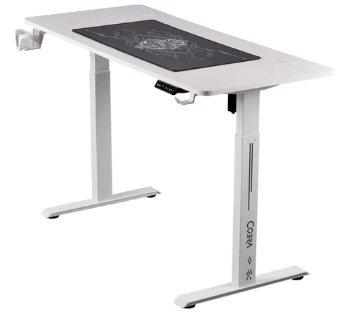 Biurko gamingowe COBRA Electra CRF16ELWH Biały