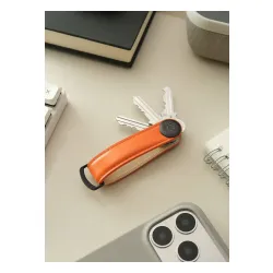 Skórzane etui na klucze Orbitkey Key Organiser Leather - terracotta