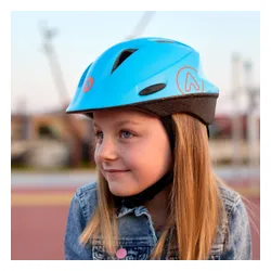 Kask rowerowy dziecięcy ATTABO Hinge niebieski