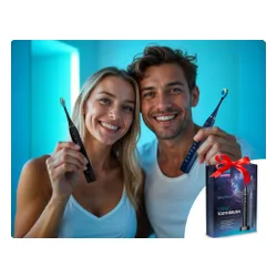 Szczoteczka soniczna BERDSEN Galaxy Duo (2 sztuki) Czarny i Granatowy