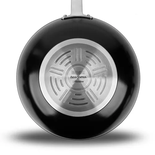 TESCOMA President 30 cm czarny - patelnia / wok nieprzywierający