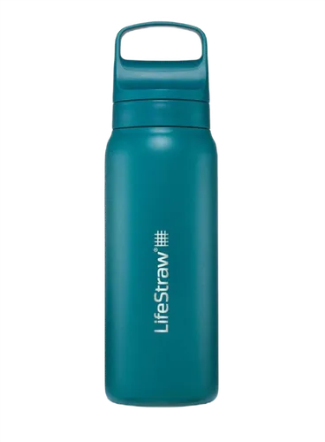 Butelka termiczna z filtrem LifeStraw Go Steel 2.0 0,7 l - laguna teal