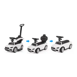 Jeździk Mercedes 4w1 chodzik, pchacz c-class 63 amg, jeździdełko dla dzieci, autko