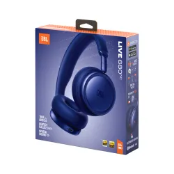 Słuchawki bezprzewodowe JBL Live 680NC Nauszne Bluetooth 6.0 Niebieski
