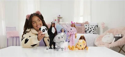 Lalka Barbie w przebraniu pieska Cutie Reveal HHG21