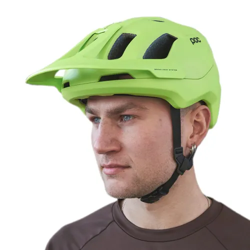 Kask rowerowy POC Axion fluorescent yellow/green matt