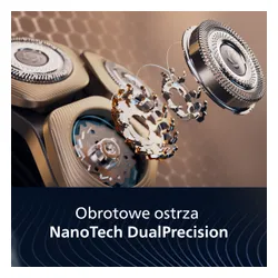 Golarka PHILIPS Seria i9000 Prestige Ultra SkinIQ Pro XP9403/31 Na mokro i sucho