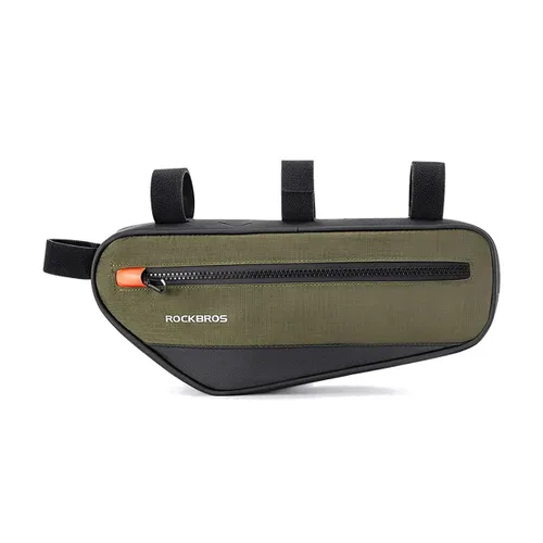 Torba rowerowa na ramę Rockbros 30120079 1,7 l green/black