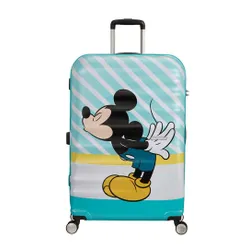 Bavul büyük American Tourister Wavebreaker Disney-Mickey blue kiss