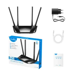 Router Cudy LT400 300 Mbps N 4G LTE Czarny