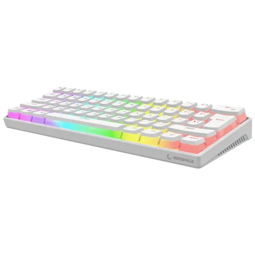 Klawiatura mechaniczna Rampage Radiant K11 Outemu Blue Switch Biały