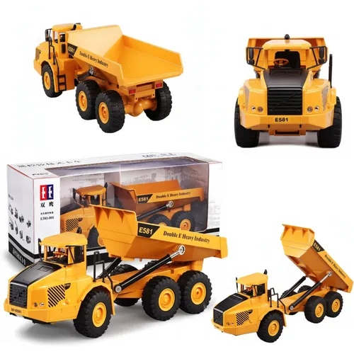 Zdalnie sterowany samochód COIL Auto RC pilot wywrotka ciężarówka VOLVO 1:16 żółta