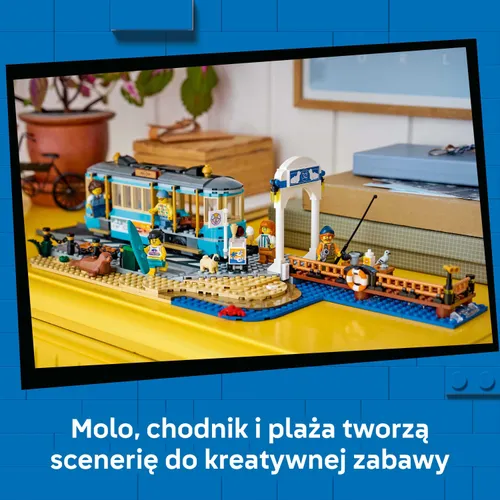 LEGO City 60506 Tramwaj przy plaży, zestaw klocków 7+