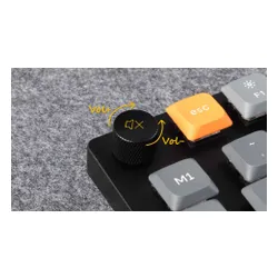 Klawiatura KEYCHRON K15 Max (Alice Layout) QMK Wireless Custom Mechanical Gateron Brown 2.0 Low Profile Switch