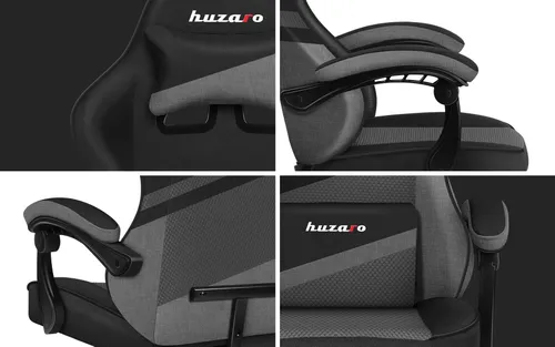 Fotel HUZARO Force 4.4 Czarno-szary