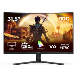 Monitor AOC C32G42ZE 31.5" 1920x1080px 260Hz 0.3 ms [MPRT] Curved