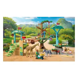 PLAYMOBIL Zoo 72070 Park wspinaczkowy w dziczy zestaw dla dzieci +4 lata