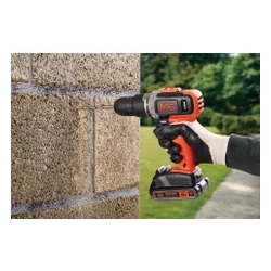 Wiertarko-wkrętarka BLACK&DECKER BCD003D2AMB + Zestaw 100 akcesoriów