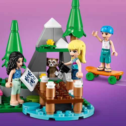 LEGO Friends orman kampı minibüsü ve yelkenli (41681)