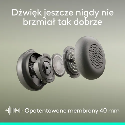 Słuchawki LOGITECH Zone Wireless 2 ES Bezprzewodowe, Nauszne, ANC Różowy